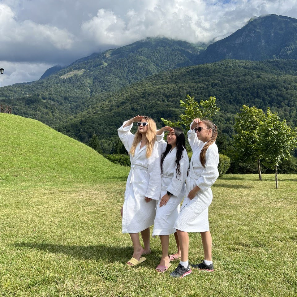 Дружеская группа в туре